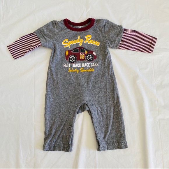 4 For $10. George 3-6 Months Baby Footless Onesie - Picture 1 of 4